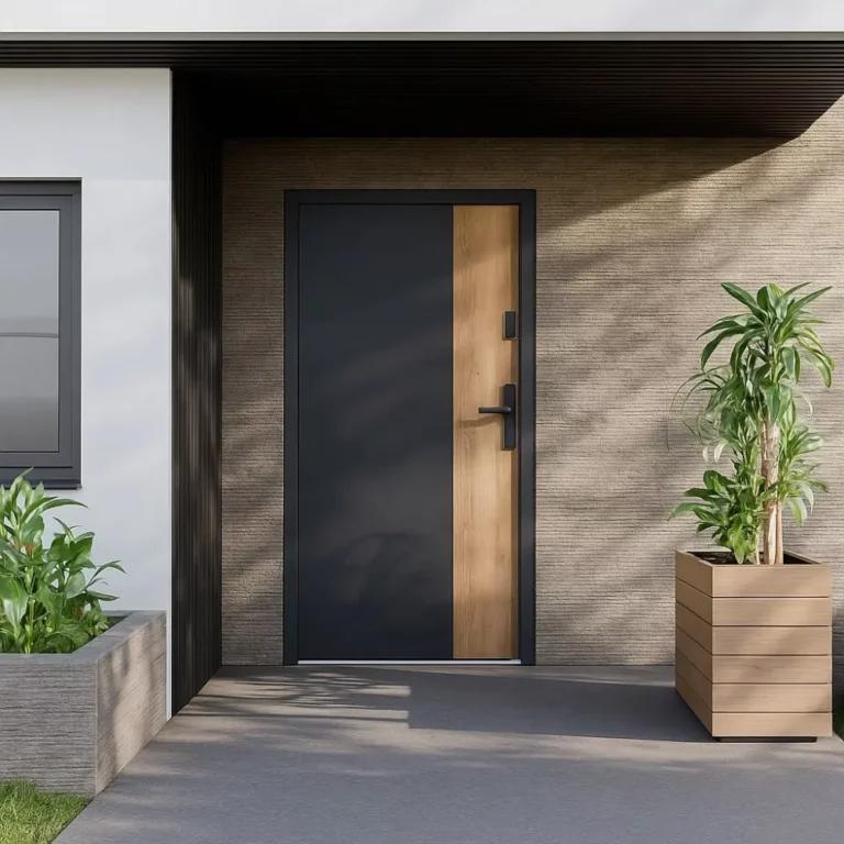 Portes Aluminium et Bois