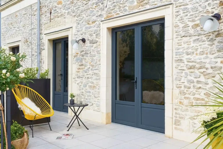 Un accès fluide et lumineux vers votre extérieur